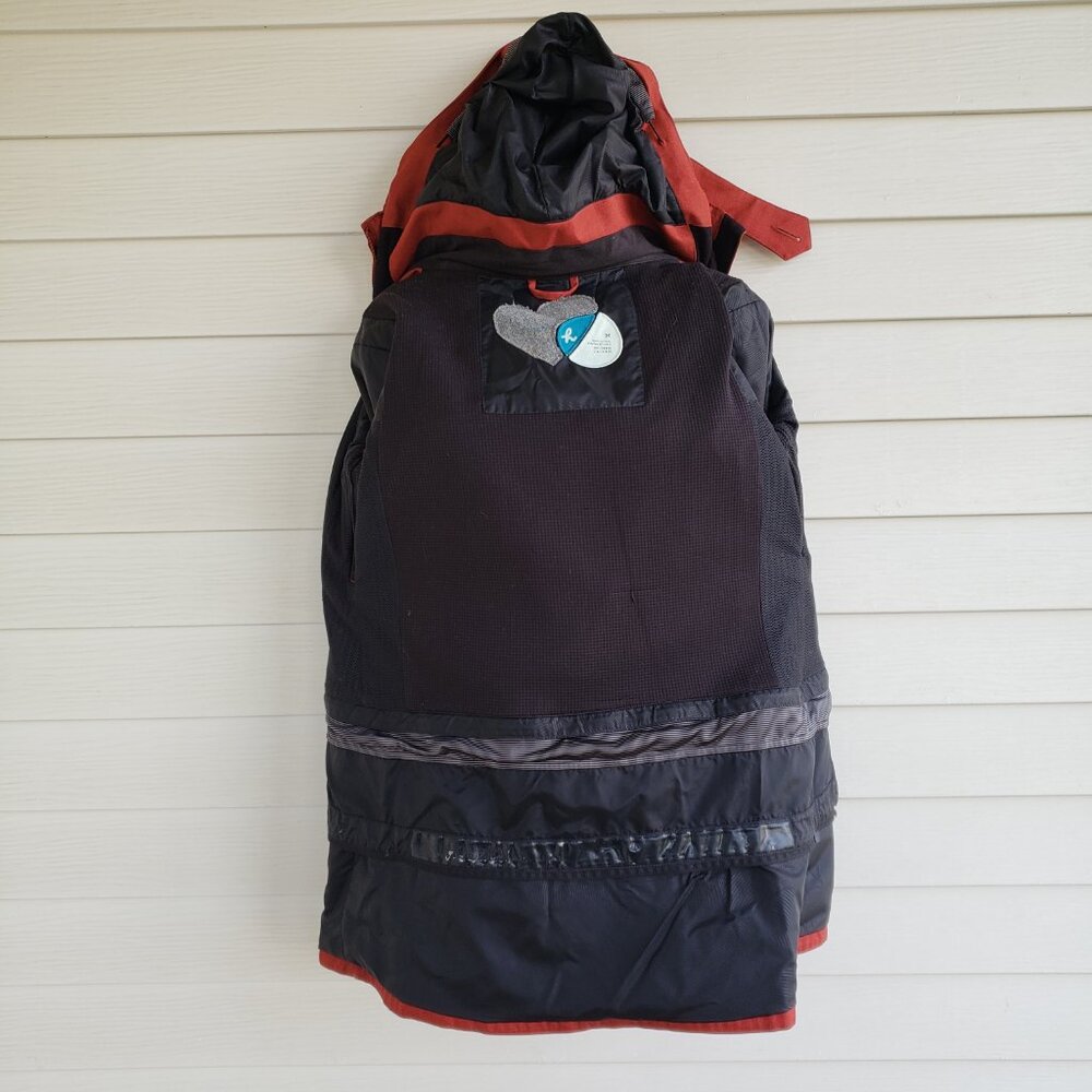 Holden Women's M hooded snowboard jacket in burnt orange / rust color - Picture 11 of 15
